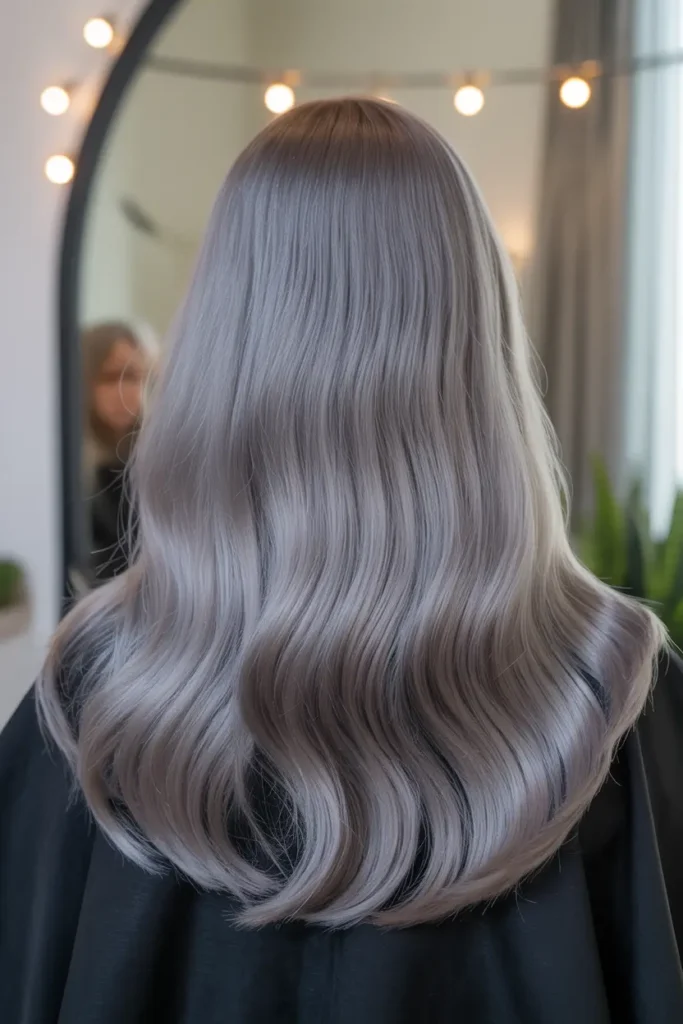 Silver Hair Color Inspiration – Bold, Bright & Beautiful Shades 11 6. Smoky Silver Tones