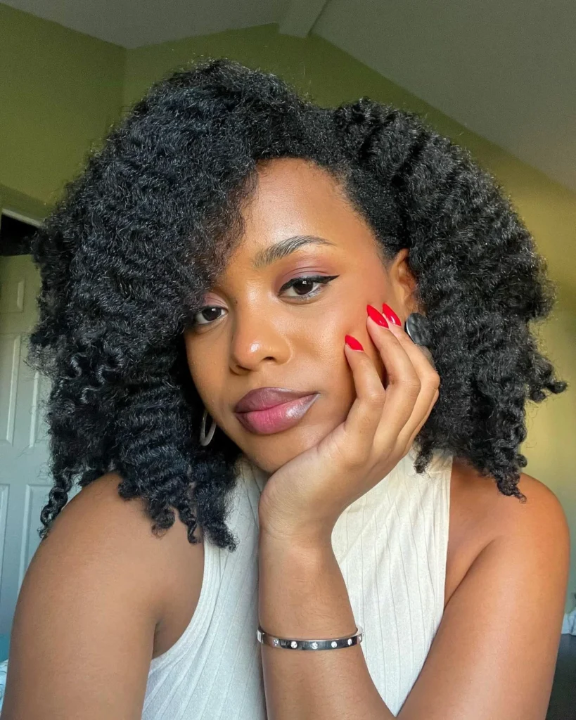 Side-Parted Wash-and-Go