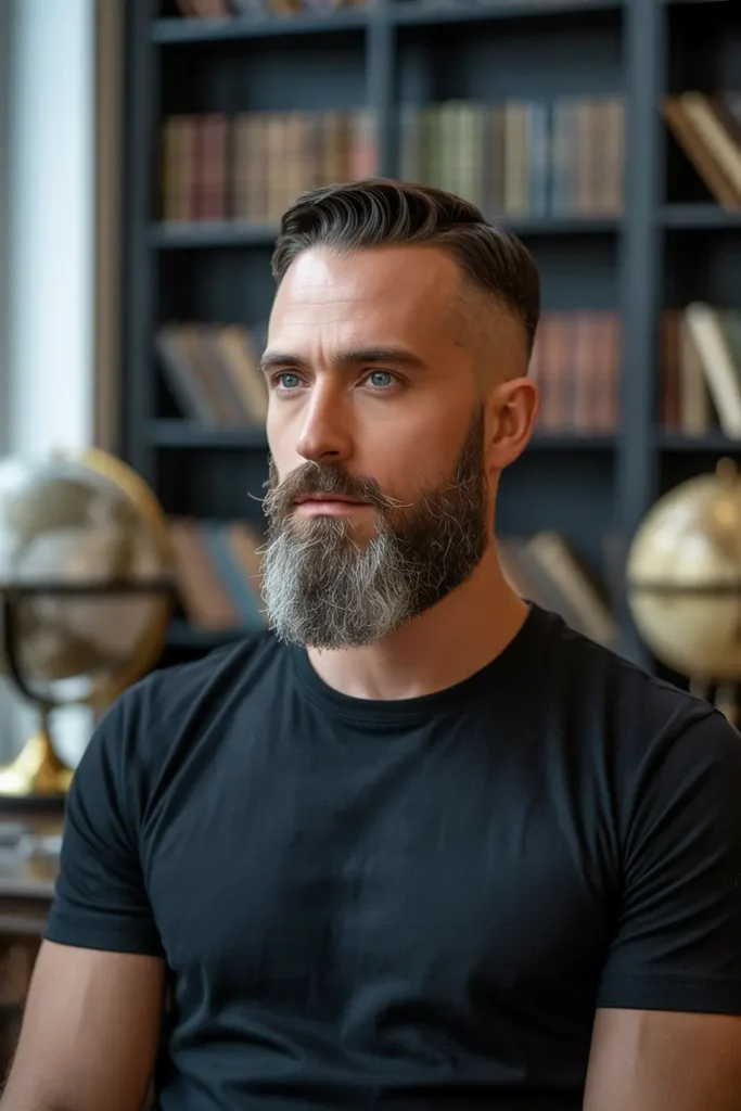 7. Circle Beard Design