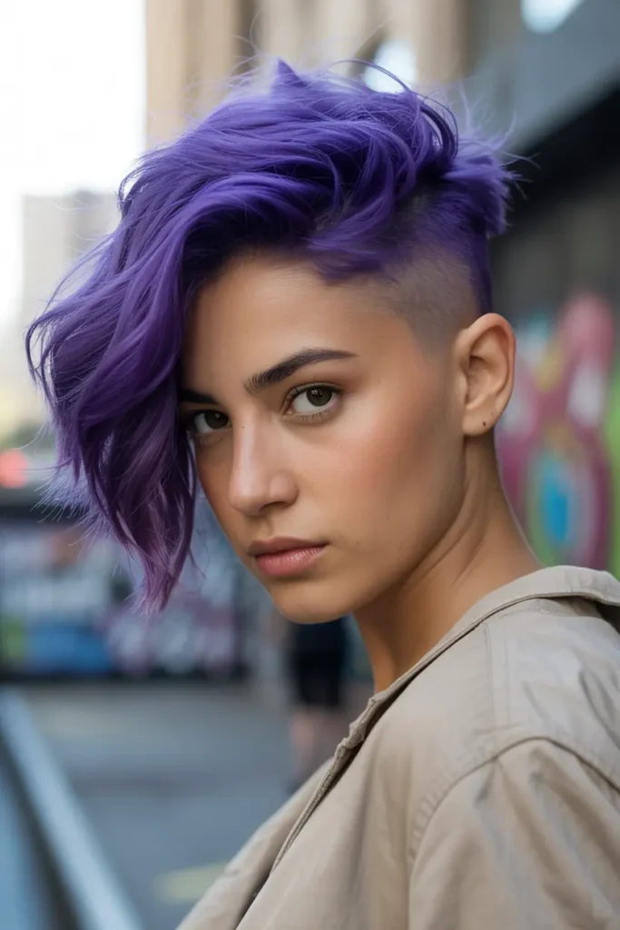 7. Violet Purple Undercut 1