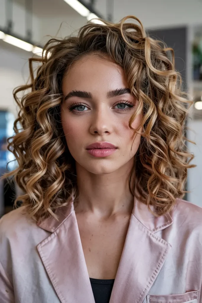 8. Bouncy Spiral Curls