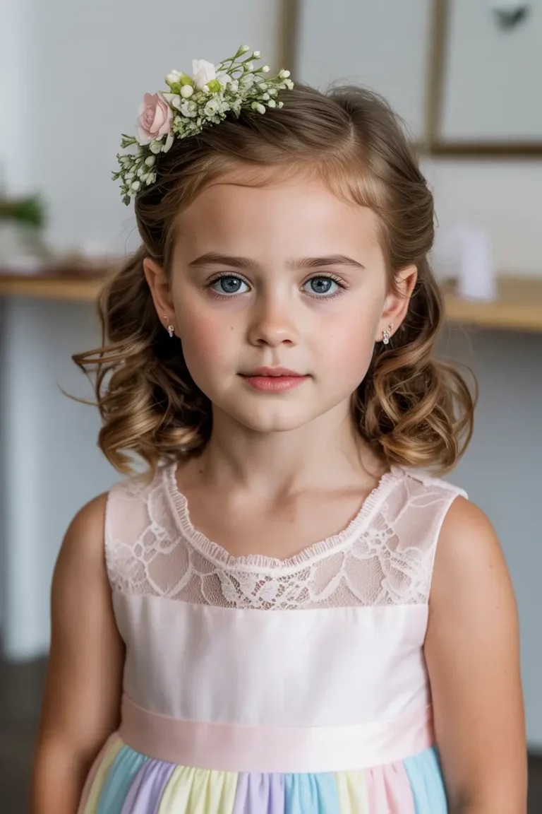 20 Easy Kids Hairstyles for Wedding Ideas