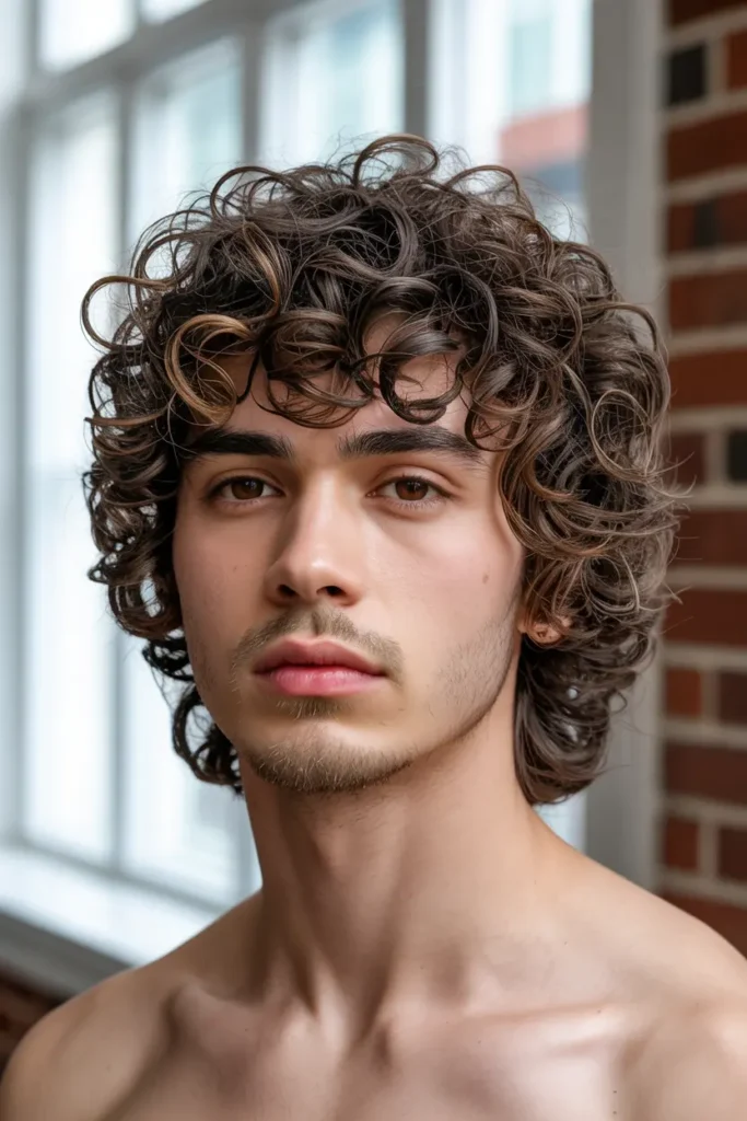 10. Curly Shag Mullet