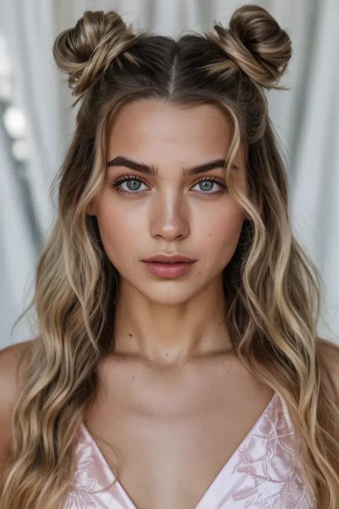 10. Space Buns Style