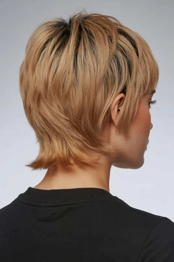 11. Layered Short Mullet