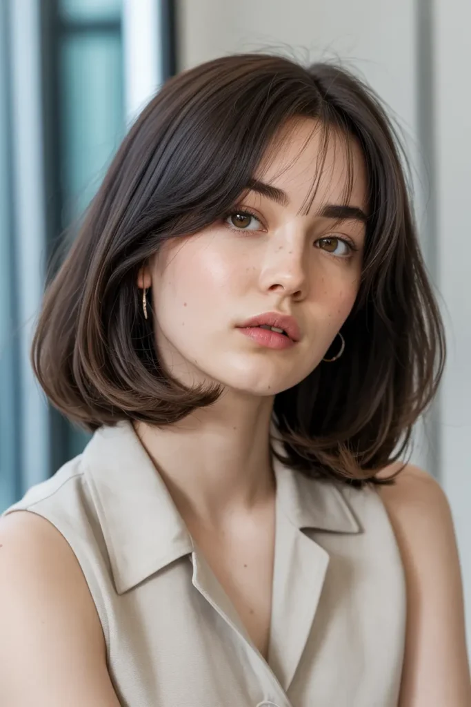 12. Korean Midi Length Cut