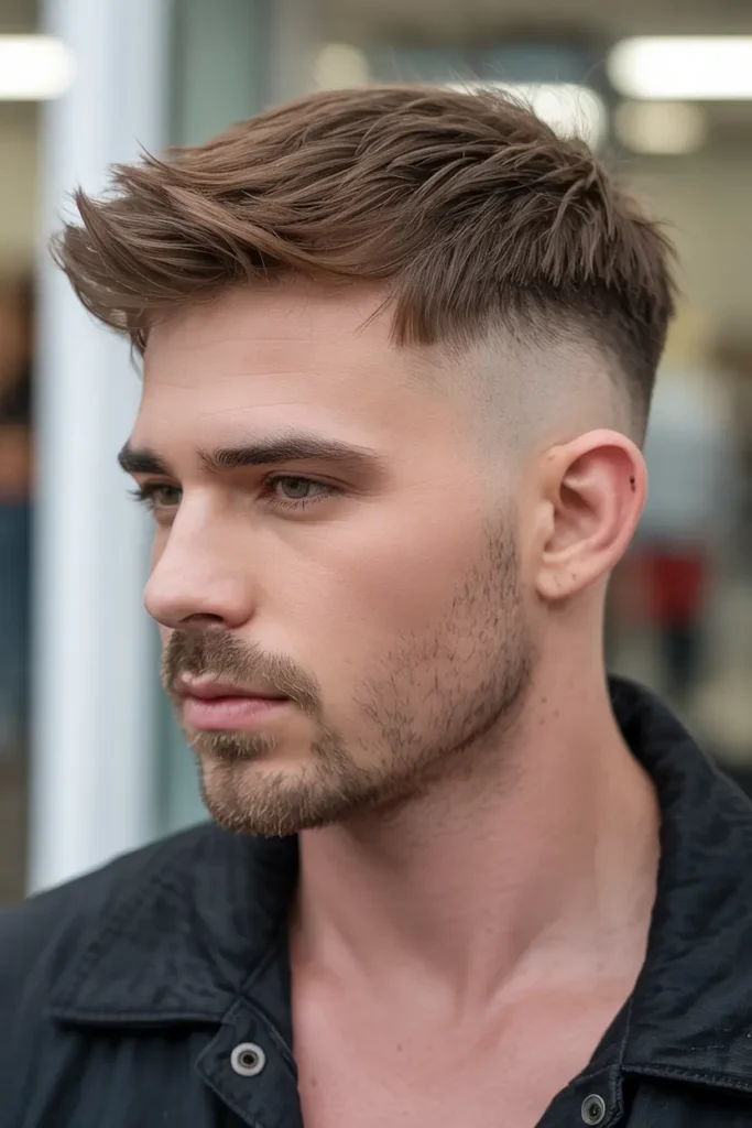 12. Tapered Shag Mullet