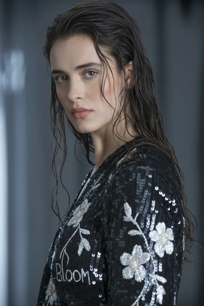 12. Wet Look Slicked Back