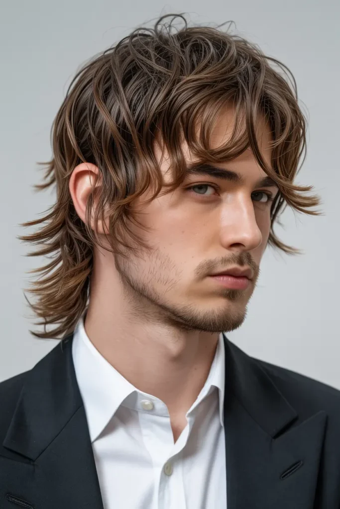 13. Asymmetrical Shag Mullet