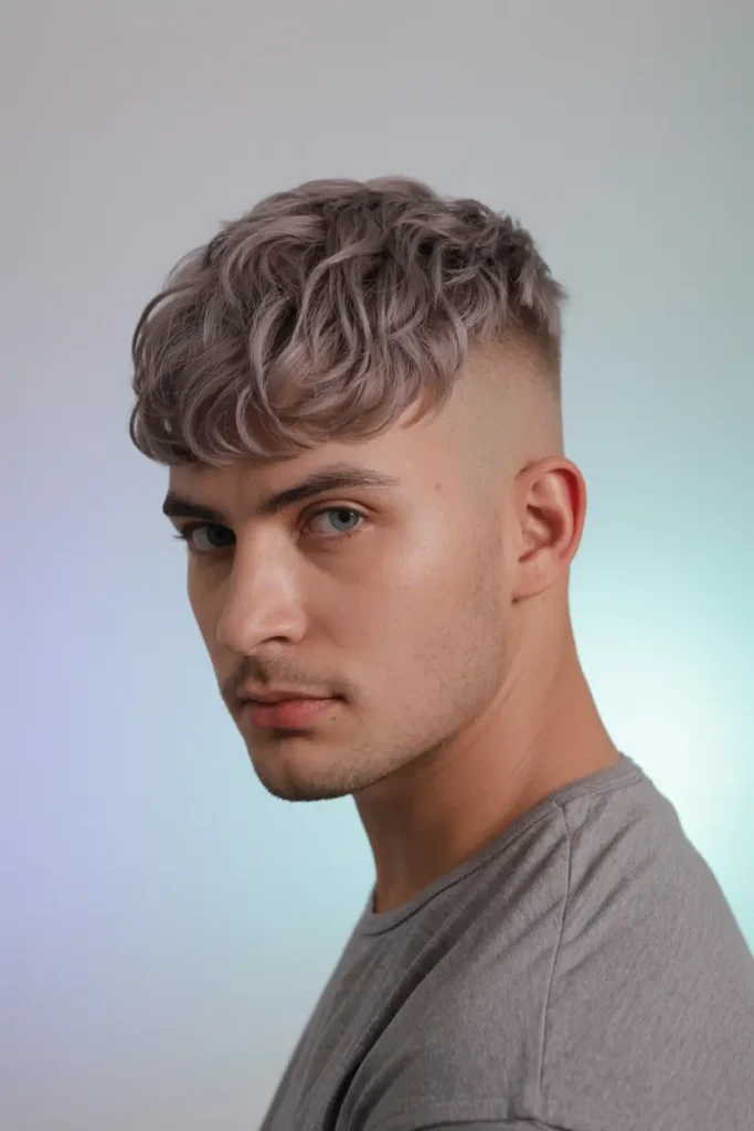 16. Soft Fade Shag Mullet