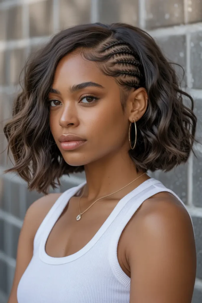 19. Bob with Cornrow Details