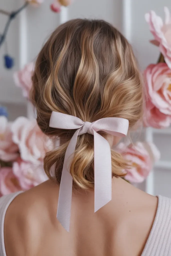 19. Italian Bob with Ribbon