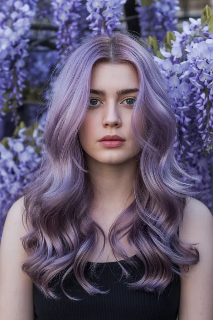 19. Violet with Plum Lowlights