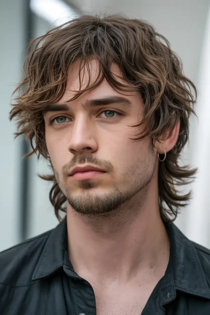 2. Choppy Shag Mullet