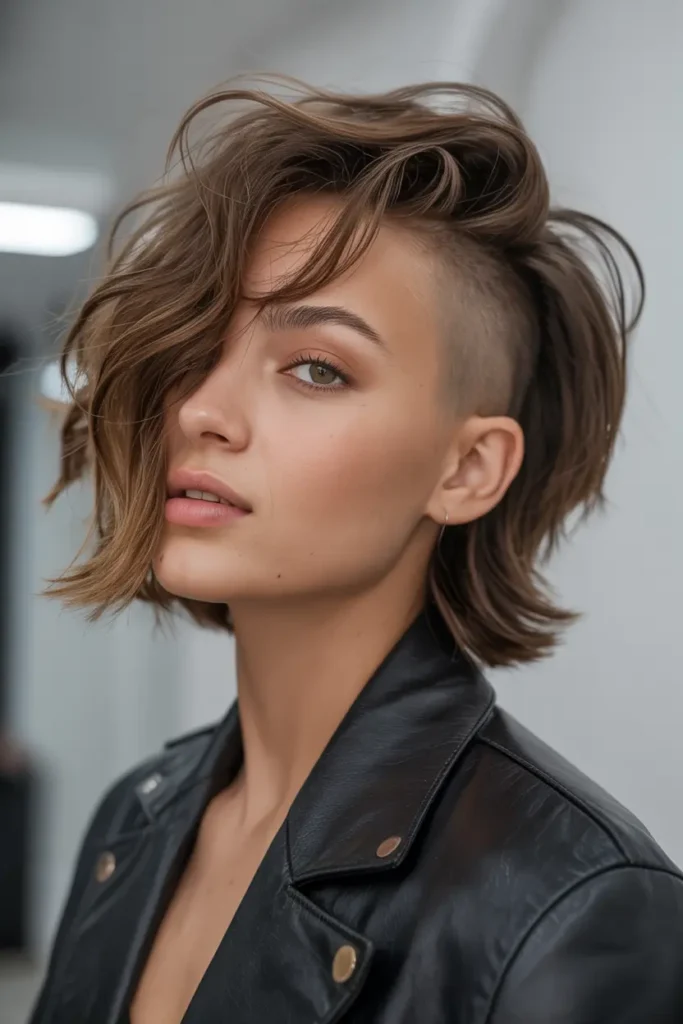 2. Undercut Shag Cut