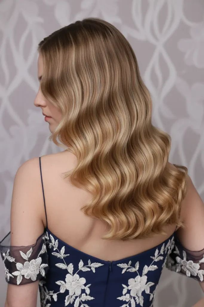 2. Voluminous Hollywood Waves