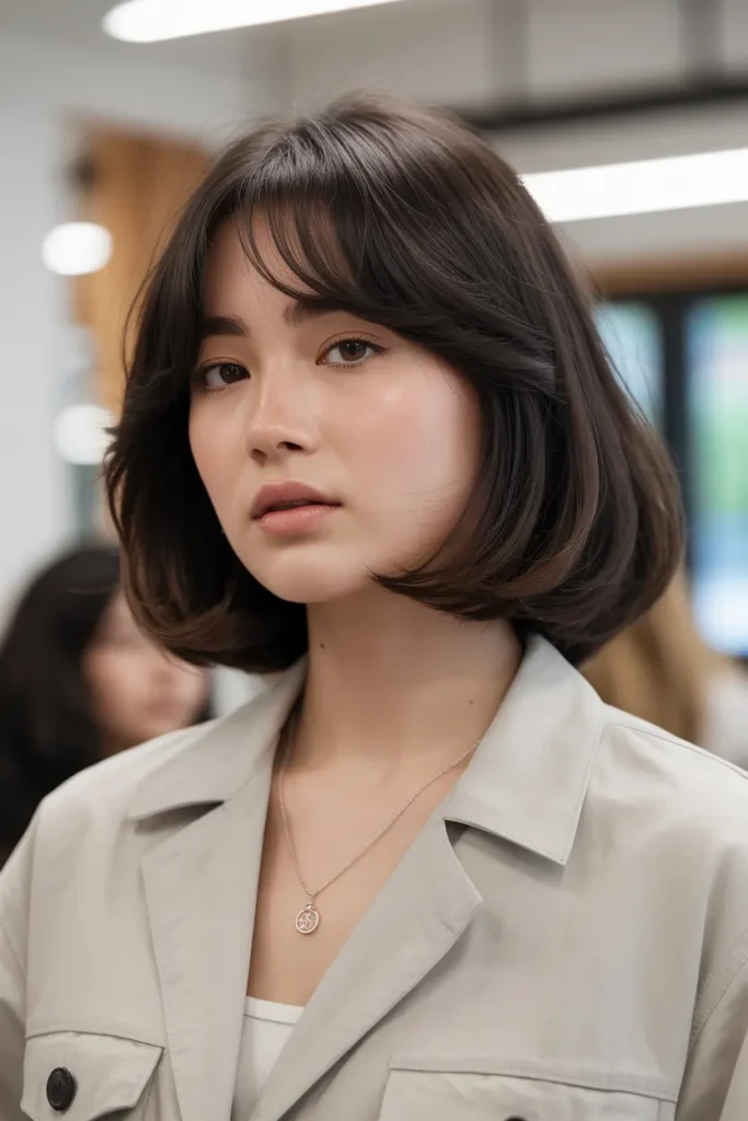 20. Korean Puffy Crown Haircut