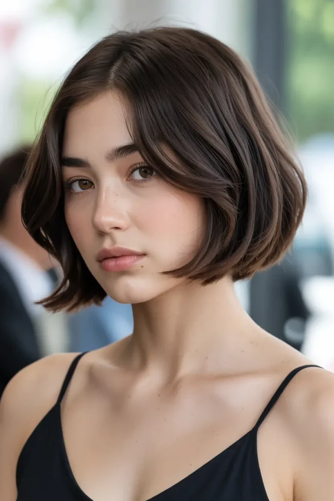 24. Korean Neat Bob Cut