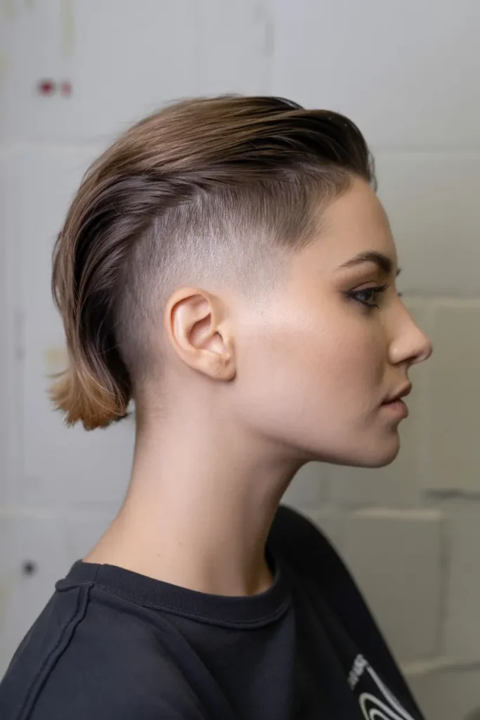 3. Soft Fade Short Mullet
