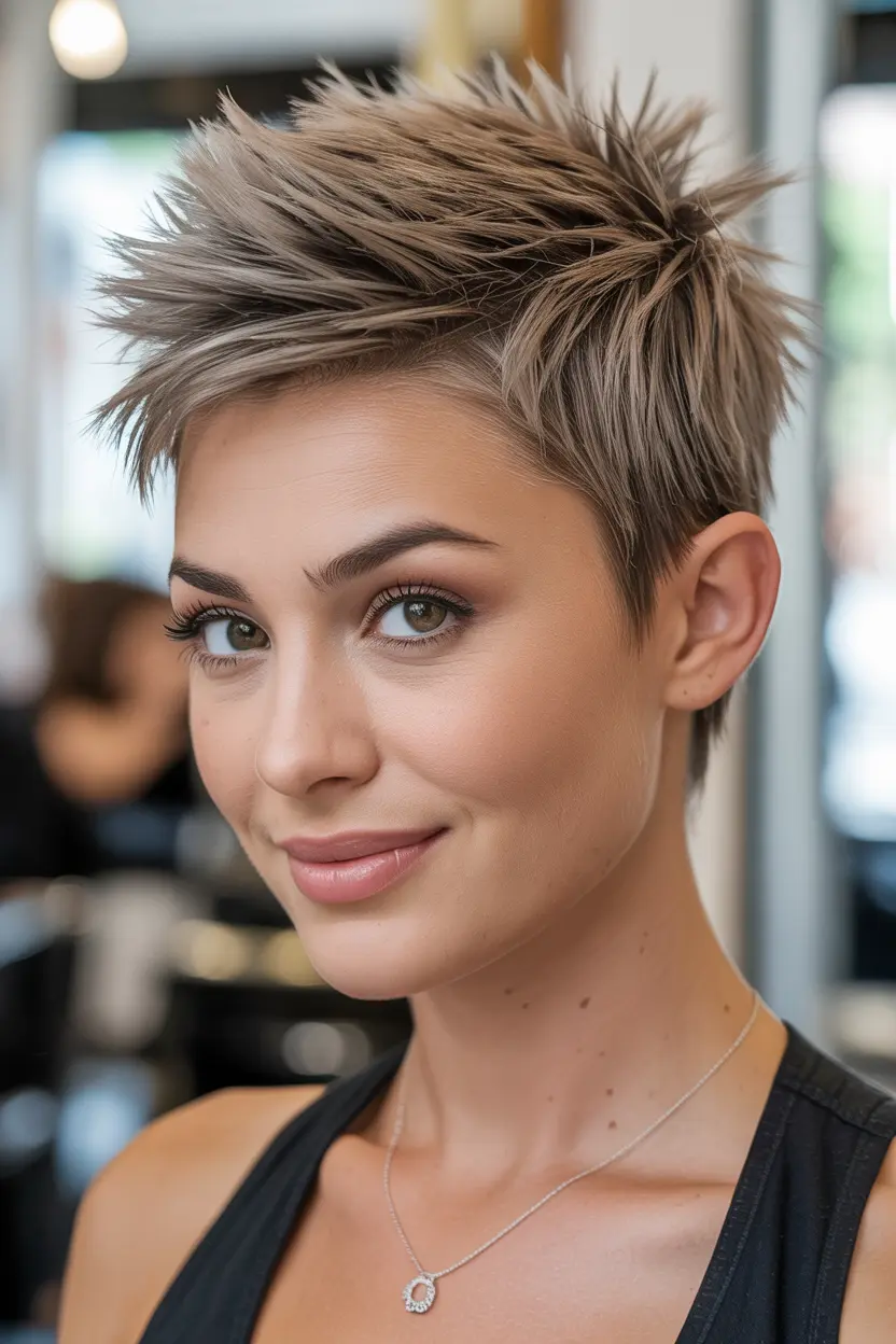 30 Short spiky haircuts for bold edgy hairstyles