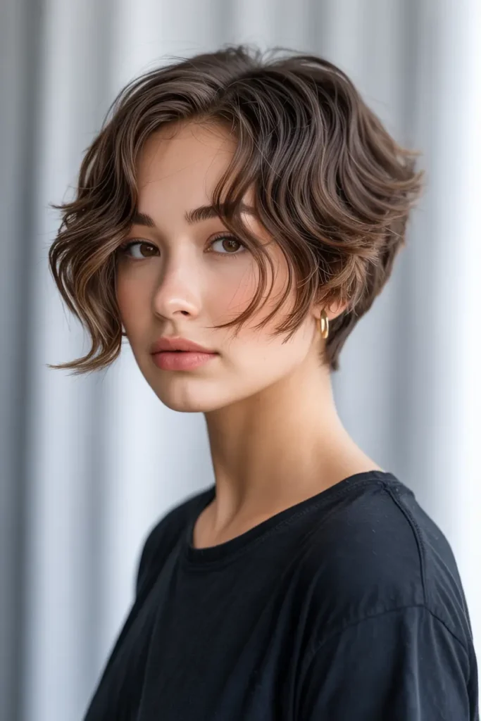 3. Wavy Pixie Bob