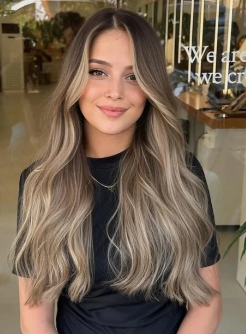 Dark Roots Ombre Blonde