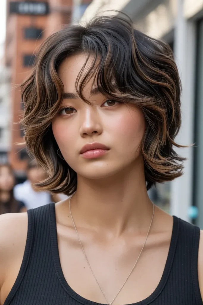 7. Korean Shaggy Lob