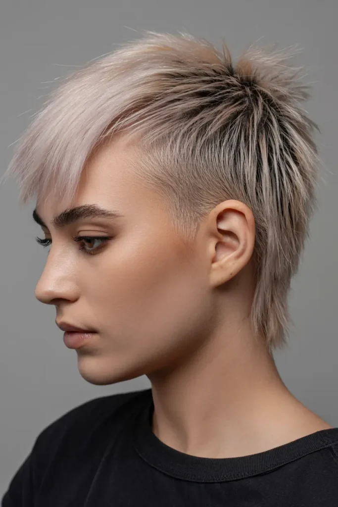 7. Razored Short Mullet