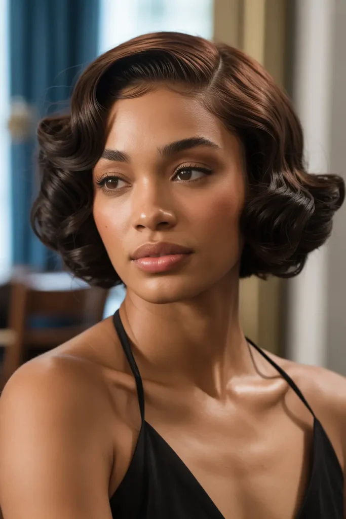 9. Bob with Finger Waves