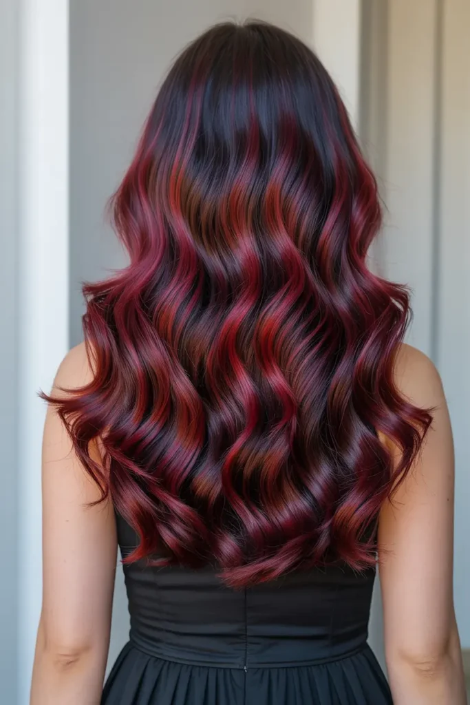 15. Black Cherry with Red Shine