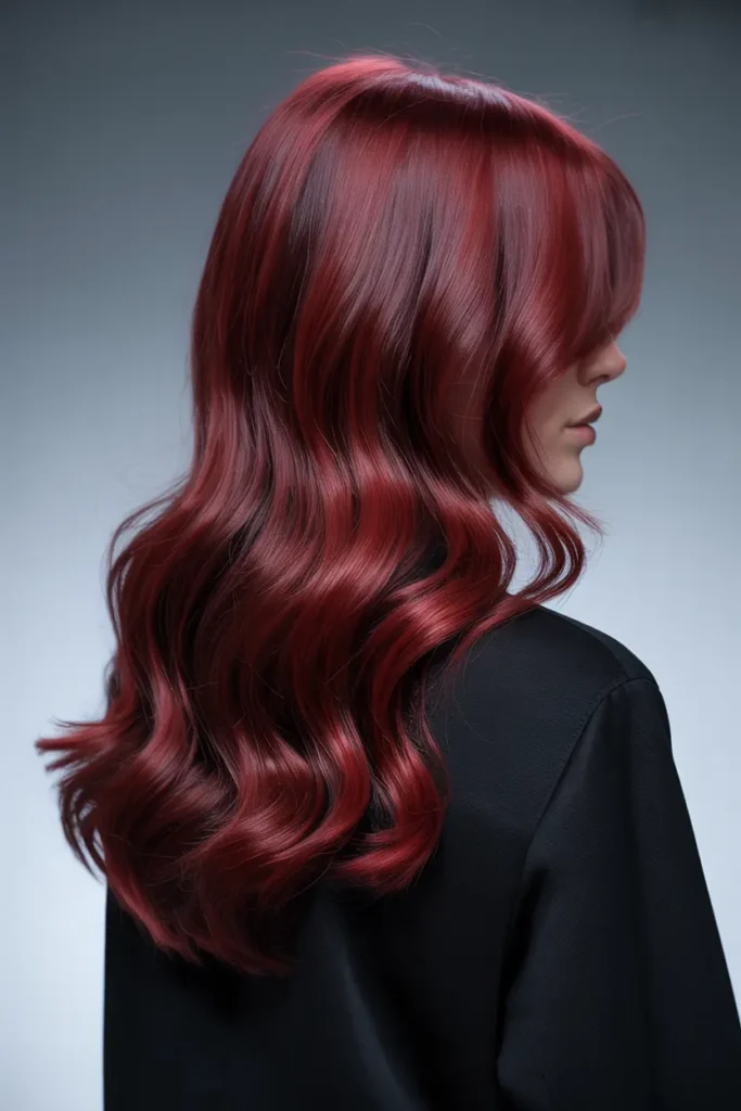 7. Cool Cherry Red Tone