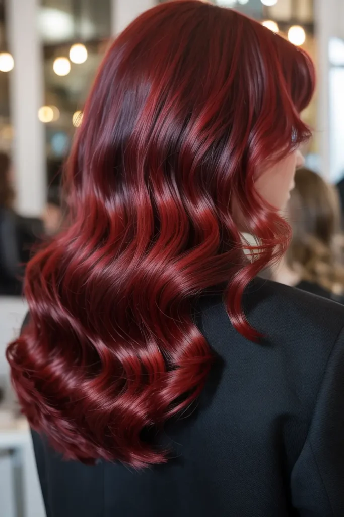 9. Cherry Red with Ruby Highlights