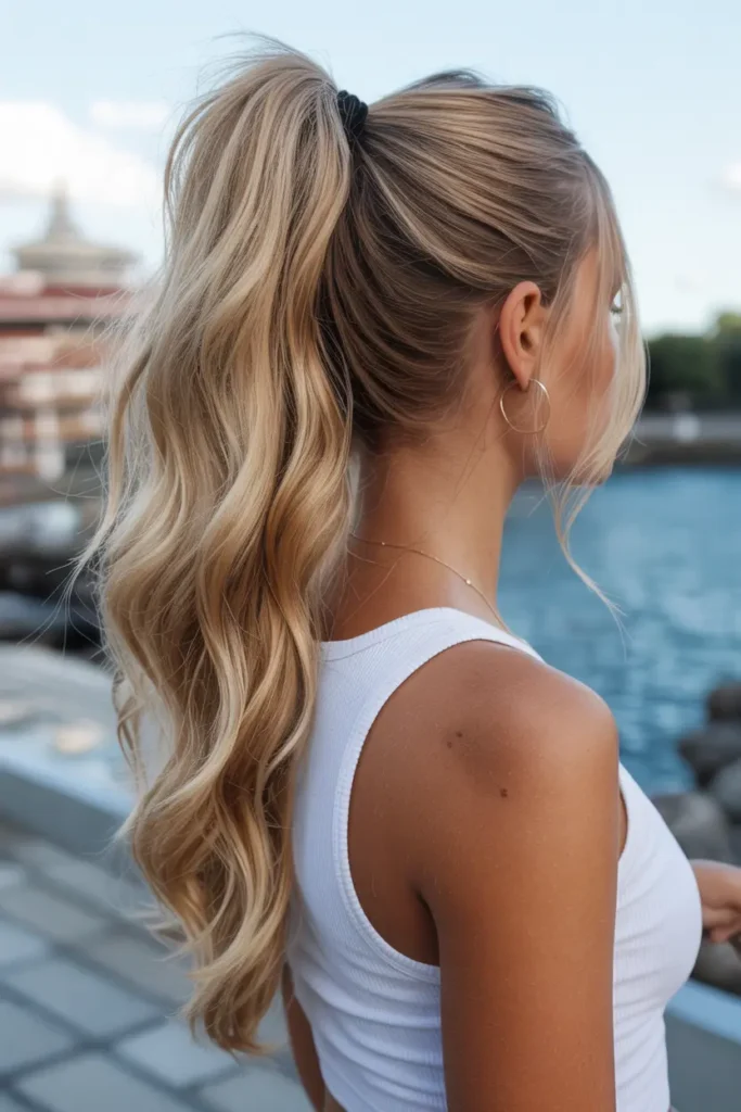9. Sleek High Ponytail